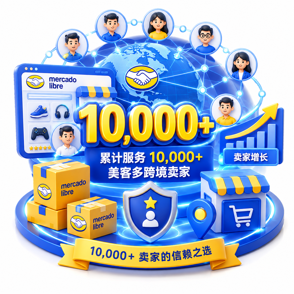 10000+卖家服务经验